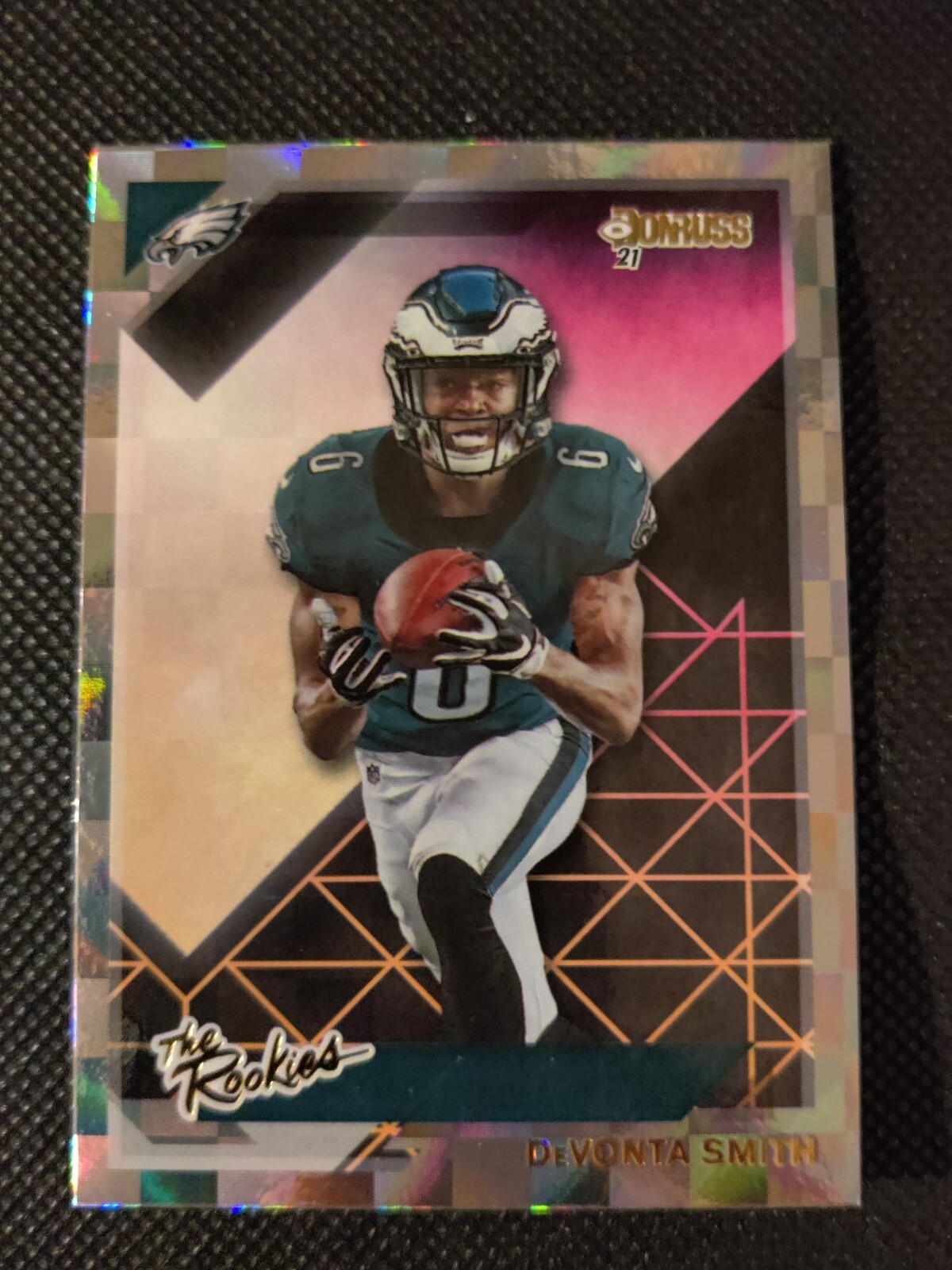 2021 Donruss DEVONTA SMITH The Rookies Holo RC - PHILADELPHIA EAGLES - #TR-DVS