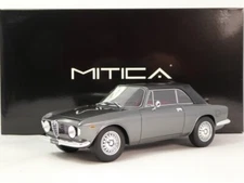 Mitica Alfa Romeo Giulia 1600 GTC Cabriolet Closed Grey 1964 1/18 MITICA10085