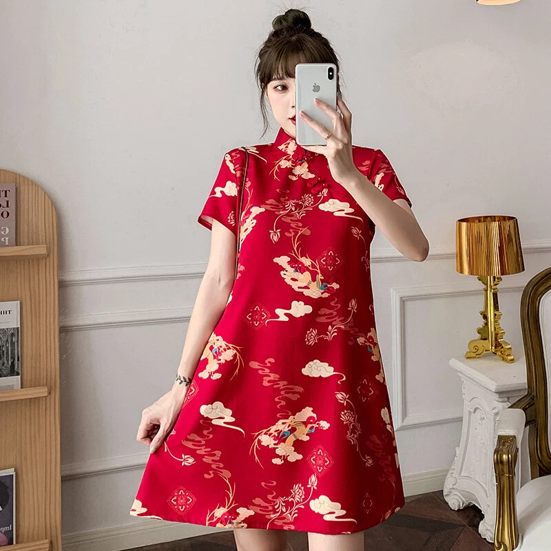 Plus size top oriental style dresses