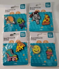 Pen + Gear Back Pack Pins  4 Packages- 8 Total New In Package