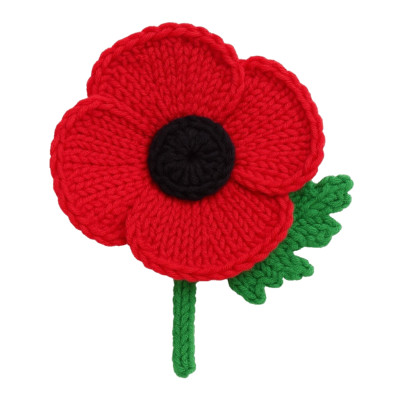 STRICKEN HÄKELN AMIGURUMI ANLEITUNG NUR ZUM GEDENKTAG TIERARZT ROTER MOHN