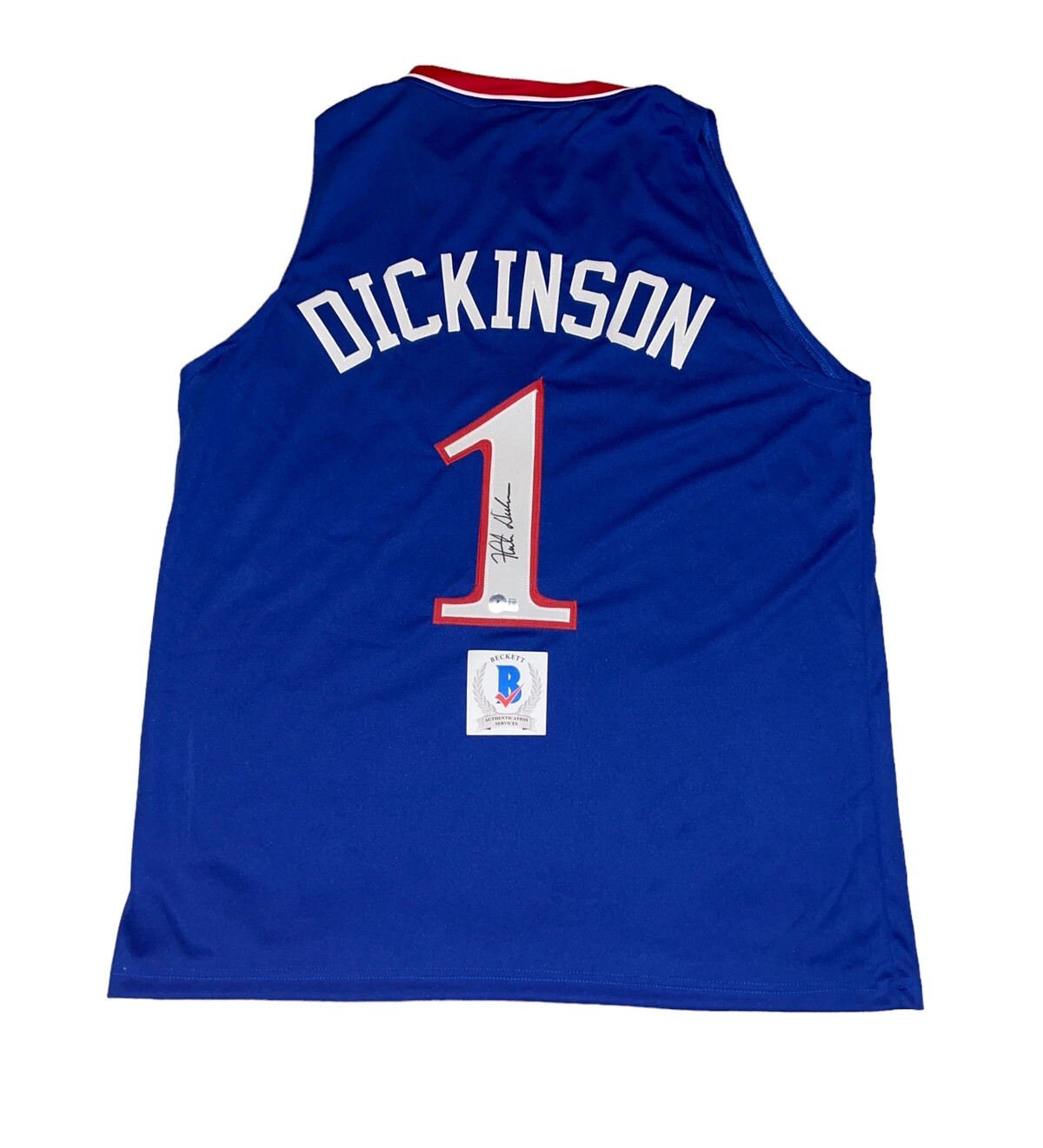 Hunter Dickinson Autographed Signed Kansas Jayhawks Jersey Basketball Auto COA 