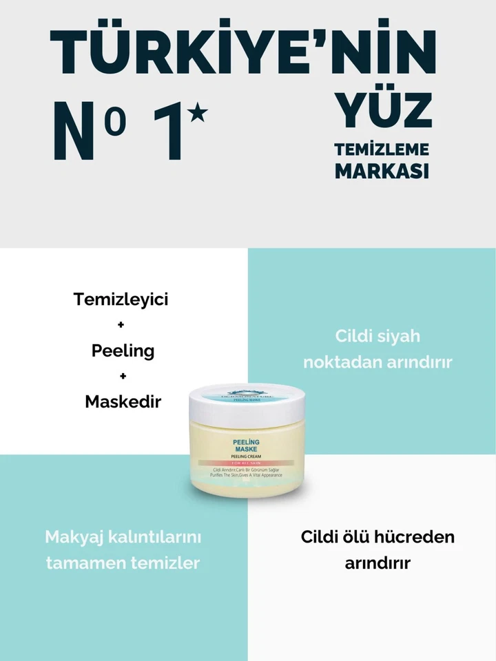 Smooth Touch Face Peeling Mask , Hyaluronic Acid & Cocoa Butter 300ml - Image 4 of 4