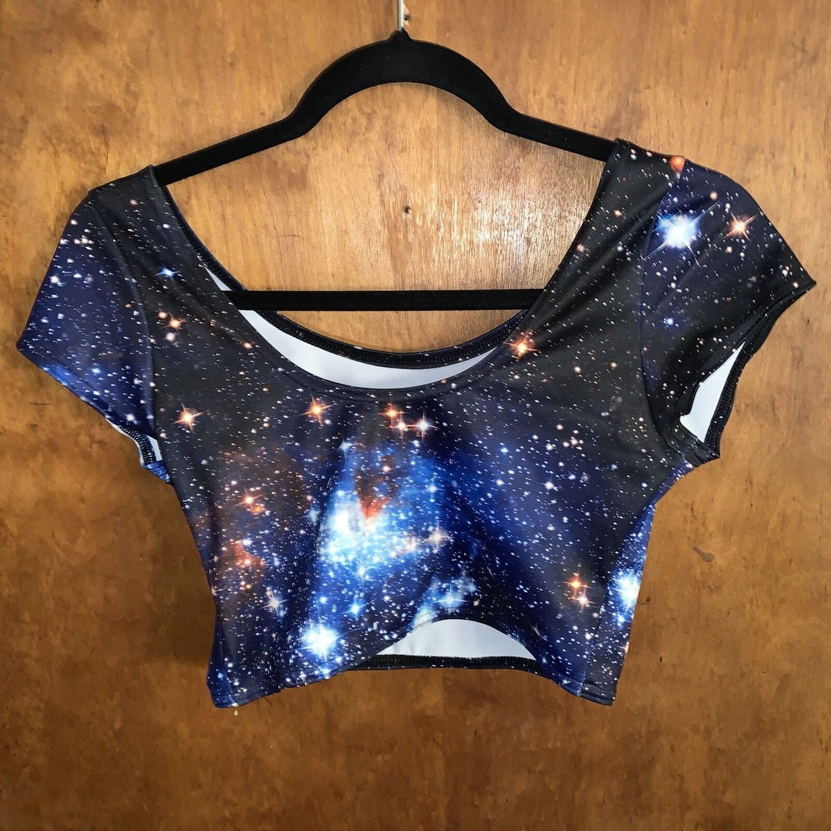 Black Milk Blue Galaxy NANA SUIT TOP & BOTTOM Space Cosmos PRINT