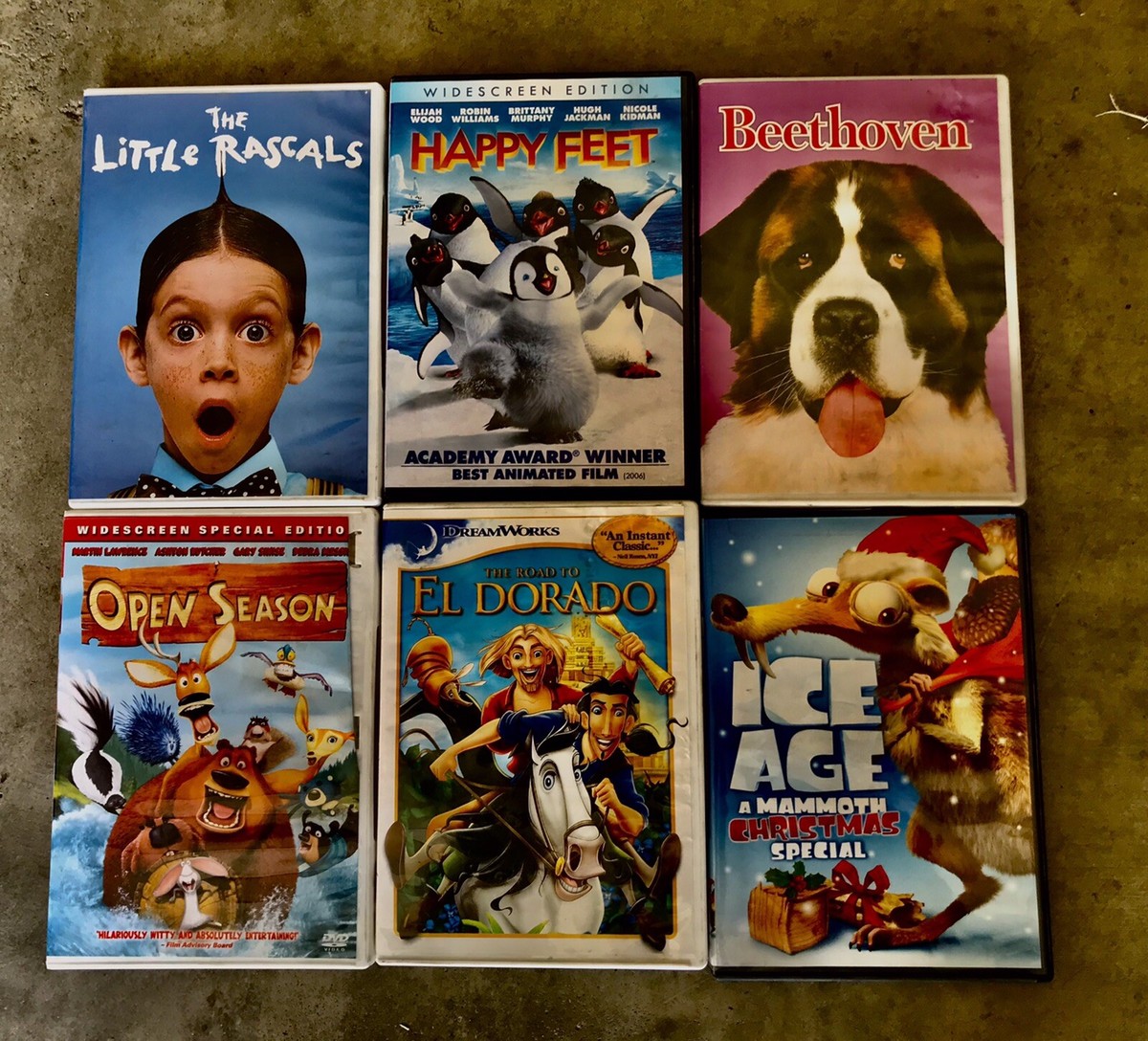 Kids DVD Sale Lot, 6 Movies Cheap Disney / Pixar / Family