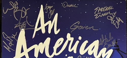 AN AMERICAN IN PARIS - FULL CAST Signed Broadway Poster Windowcard RARE - Picture 2 of 5