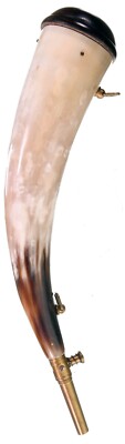 20th CENTURY POWDER HORN FOR A MUSKET. #10162