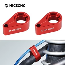 NICECNC Brake Line Cable Clamps For Yamaha YFZ450X 10-11 YFZ450R 2009-2023 PAIR