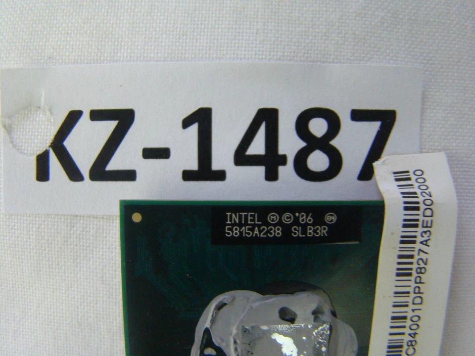 Intel CPU Core 2 Duo Mobile P8400 SLB3R 2.26Ghz 3MB 1066MHz Typ AW80577 #KZ-1487 - Image 2 of 3