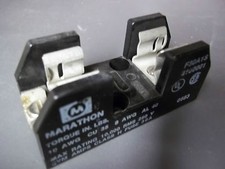Marathon F30A1S 30 Amp 250 V  10 AWG Class H Fuse Holder New Old Stock