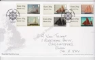 GB ROYAL MAIL FDC COVER 2015 POST & GO WORKING SAIL EURO 20G HANDWRITTEN