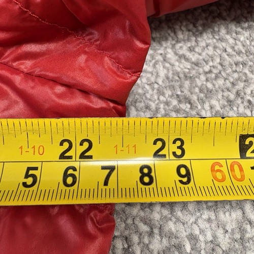 Moncler Acorus Red Puffer Jacket Size 3 Medium 100% Authentic - Picture 13 of 14