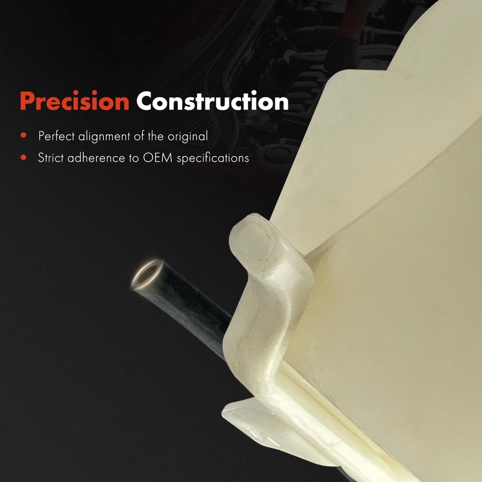 Coolant Reservoir Tank w/ Cap for Chrysler Sebring 96-00 Cirrus Dodge Stratus - Image 4 of 4