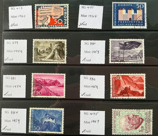 LIECHTENSTEIN USED #247 51 253 1951 catalog $17.85
