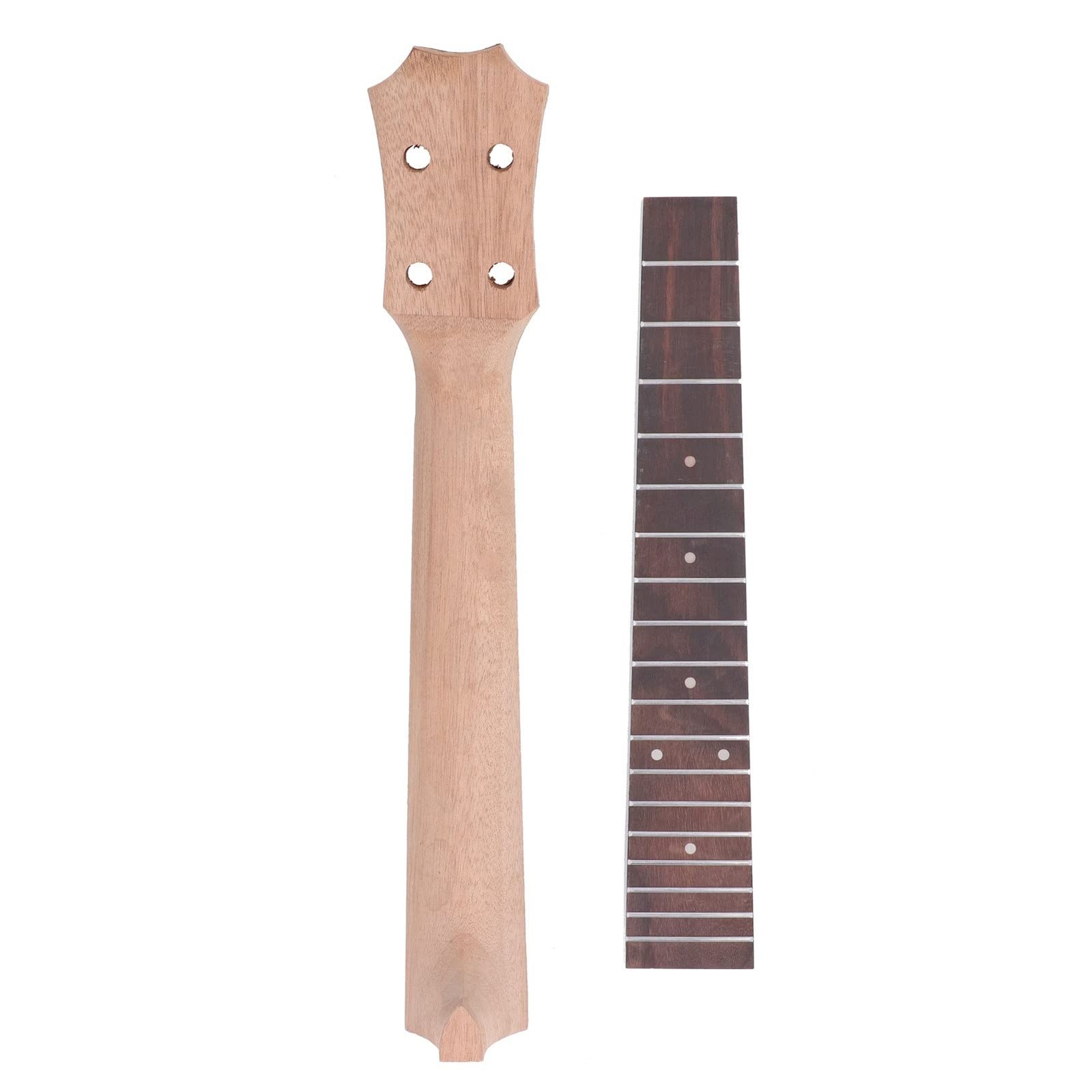 Ukulele Fretboard Neck Rosewood Okoume Replacement 4 String 26 Inch Part