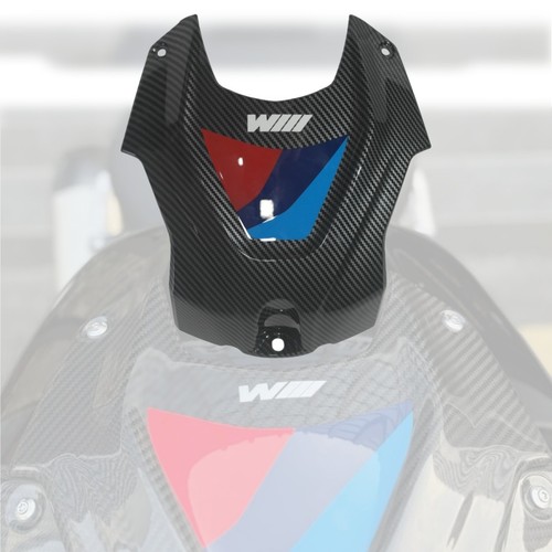 Carbon Fiber Front Fuel Gas Tank Airbox Cover For BMW S1000RR M1000RR 2019-2025 - Picture 1 of 9