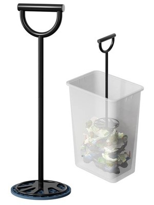 Trash Compactor for Kitchen and Small Outdoor Bins: All Metal Manual Garbage ...