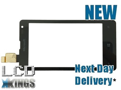 Schwarz Nokia Lumia 435 532 Touchscreen Digitizer Glas Linse Ersatz Neu