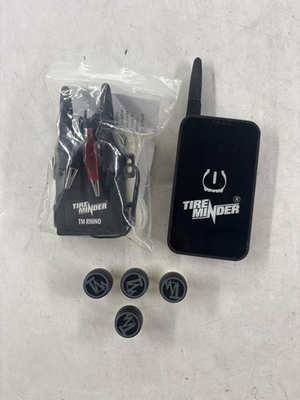 #ad TireMinder TM RHINO Wireless TPMS Signal Booster 4 Caps Black Alligator Clips $179.99