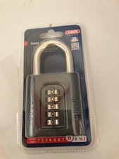 ABUS Combination Lock 158/65 - Padlock with Cast Zinc Casing - Dark Grey