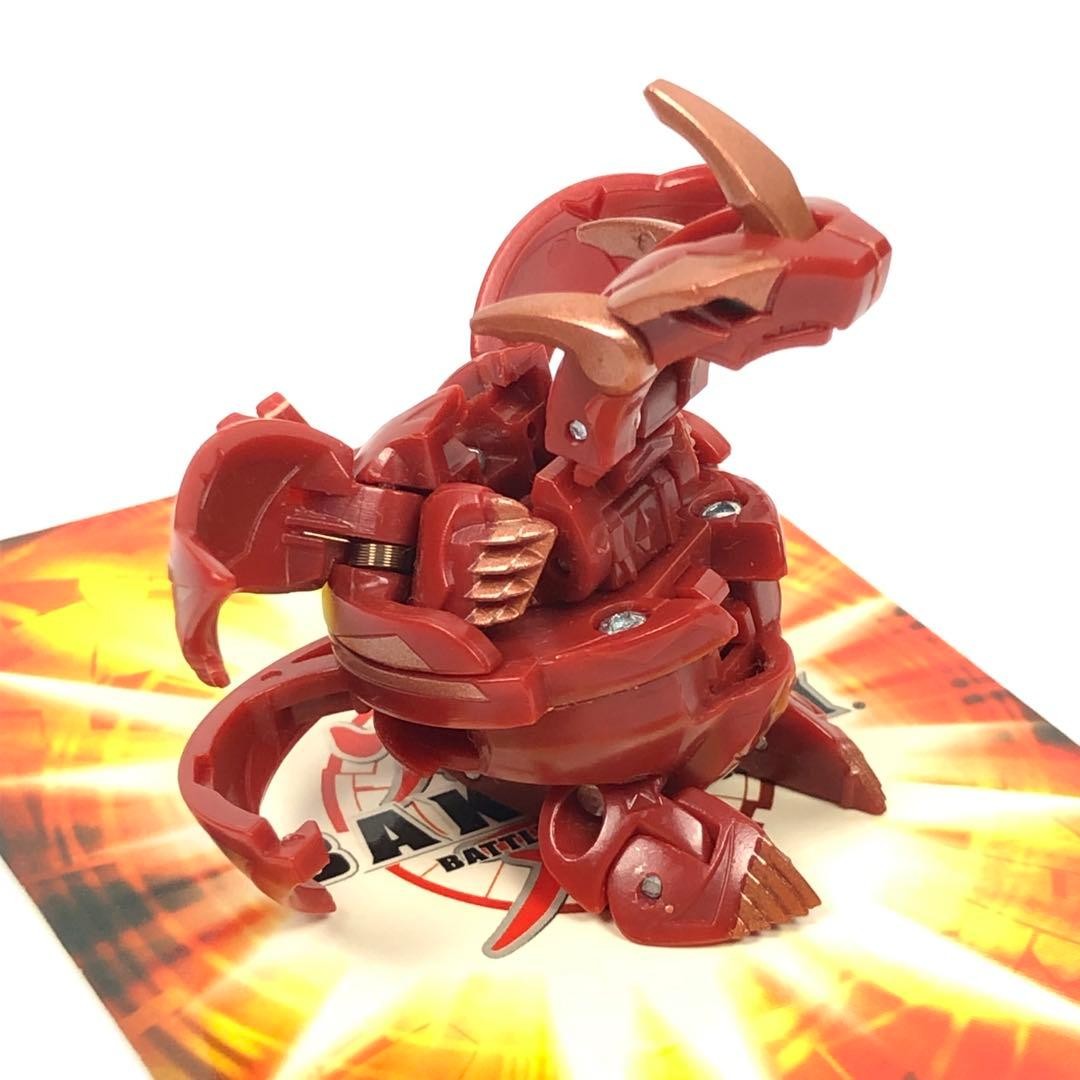 Bakugan Cross Dragonoid Pyrus Red with Gate Card Classic Battle