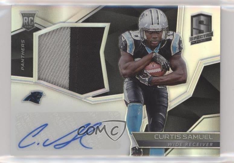 2017 Panini Spectra Rookie Patch Auto 45/99 Curtis Samuel #227 Patch Auto 9ut