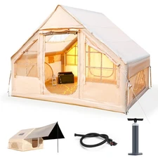 120" Inflatable Tents for Camping 6 Person Instant Inflatable Camping Tent Quick