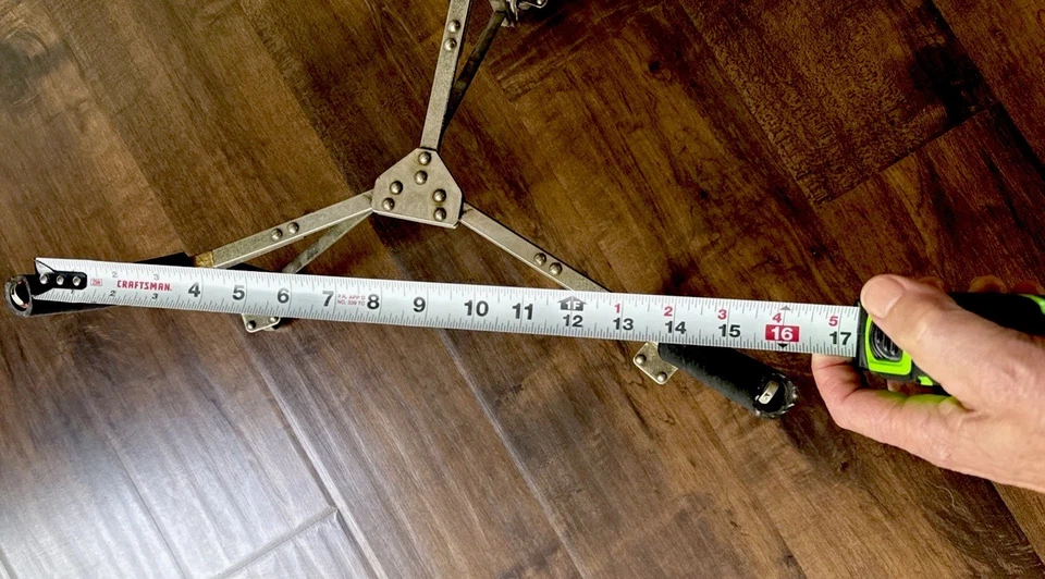 Soporte Tom Cradle vintage extremadamente raro años 20-30 con ruedas Foto 4 de 4