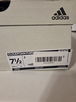 adidas Cloudfoam Pure White/Gray Low Top Lace-Up Running Sneaker IF3303