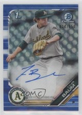 2019 Bowman Draft Chrome Pick Blue Refractor 24/150 Tyler Baum #CDA-TB Auto 0q21