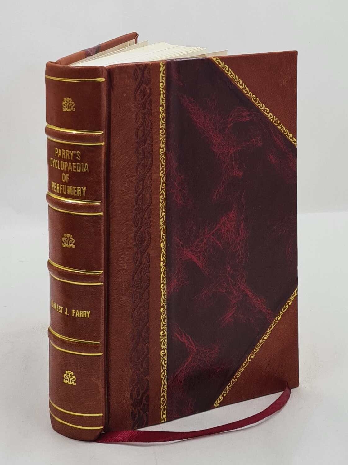 Parrys Cyclopedia of Perfumery Raw Materials Handbook Leather Bound Edition