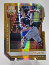 2021 Panini Elite Extra Edition - Joe Mack #31 Prime Numbers Gold Die Cut 10/10!