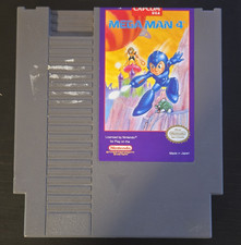 Capcom Mega Man 4 Mega Man Series Nintendo NES Game Cartridge (Untested)