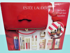 ESTEE LAUDER FIRM GLOW BLOCKBUSTER HOLIDAY BEAUTY SET INCLUDES 12 FULL SIZE NWB