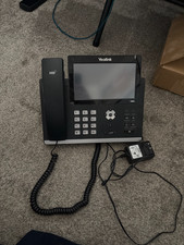 Yealink SIP-T48G Gigabit Touchscreen IP Phone - Excellent Condition, Power cord