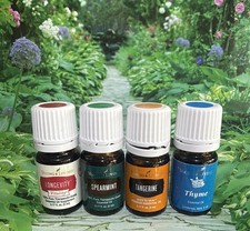 Young Living Longevity Spearmint Tangerine Thyme Oil Lot NEW SEALED