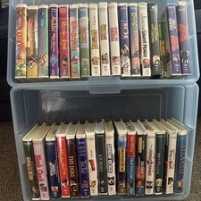 Disney VHS Tapes Lot of 33 Home Video Movies Kids  Family RARE Collection VTG