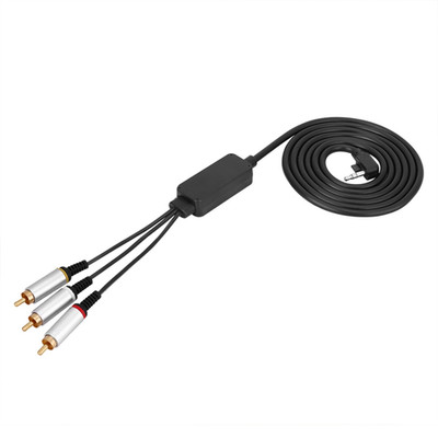 1.5M Component ABS TV Lead Cord AV Cable Video Cord For PSP2000 3000 SET