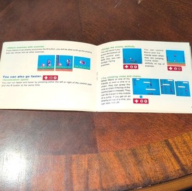 Incomplete Super Mario Bros. 2 NES Original Instruction Manual English