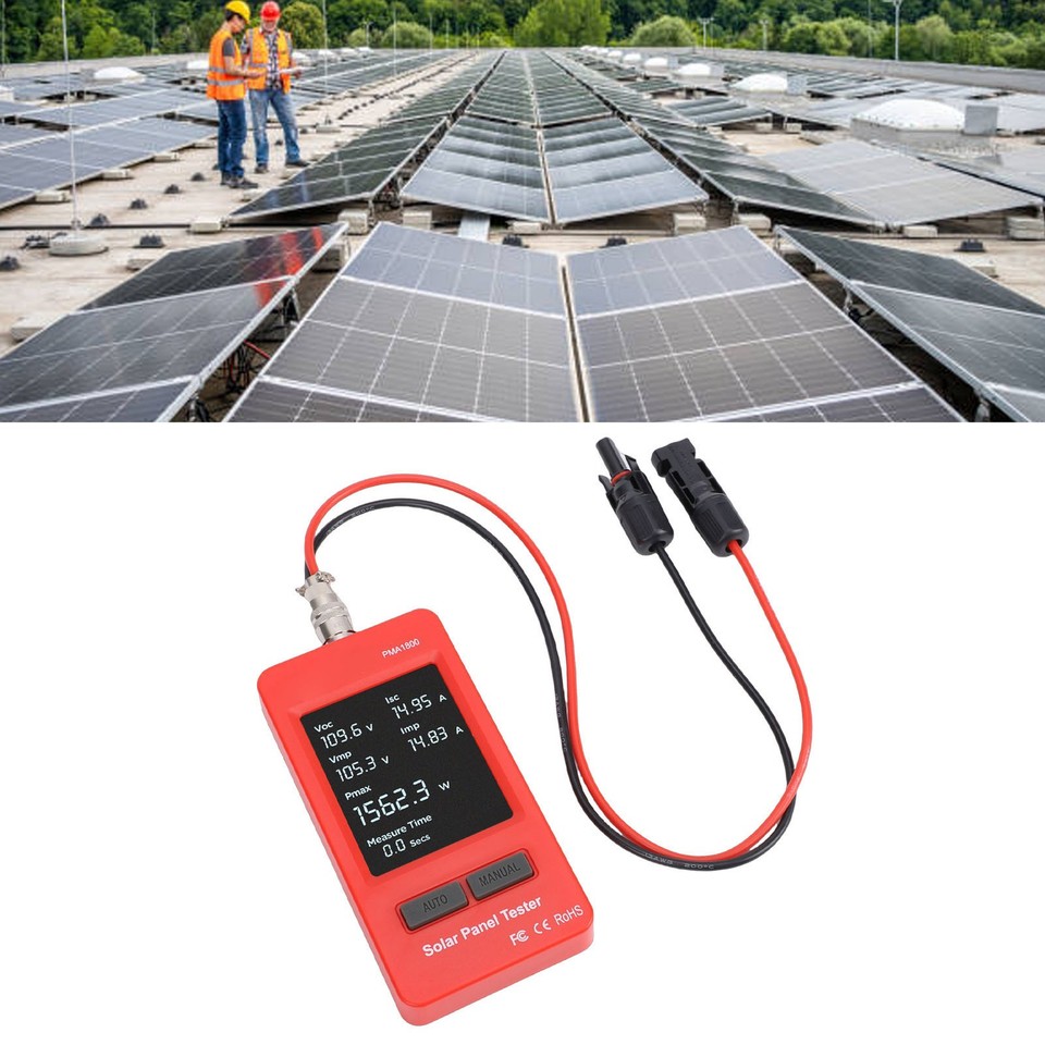 One Pv Module Solar Panel Tester MPPT Photovoltaic Multimeter For Data Detection ...