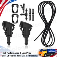 2x Windshield Washer Wiper Fluid Spray Nozzle for Dodge Ram 1500 2500 3.5L 5.7L