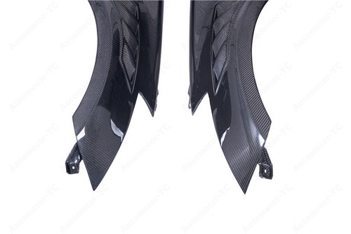 CARBON YC-2 Style Front Fender Vented Flare Pair Fit For 02-08 Nissan 350Z Z33 - Picture 10 of 16