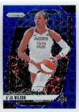 2024 Panini Prizm WNBA Blue Velocity Prizm A'ja Wilson #86 0z0v