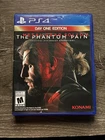 Metal Gear Solid V: The Phantom Pain ( PlayStation 4 PS4) CIB Complete READ DESC