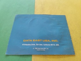 Karate Champ Nintendo NES Manual Only ~ Instruction Booklet