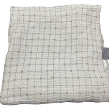 Aden Anais Swaddle Blanket Muslin White Blue Grid Gray Moon Stars Wrap