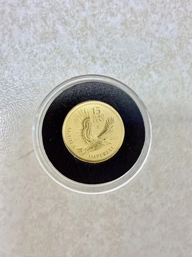 Imperial Eagle 1/10 oz Gold coin 15 Euro Cent Spain
