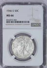 1946-S Walking Liberty Half Dollar 50c NGC MS66