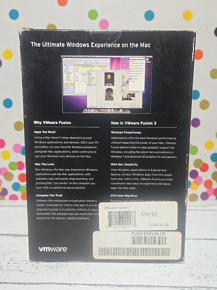 VMware Fusion 3 Windows experience on the Mac FUS3-ENG-M-CP - Image 3 of 4