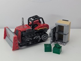 LEGO City: Bulldozer Break-in (60140)w/ instructions, 4x minifigs, & dog! *Read*